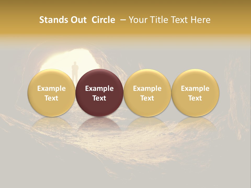 Person Autumn Serenity PowerPoint Template