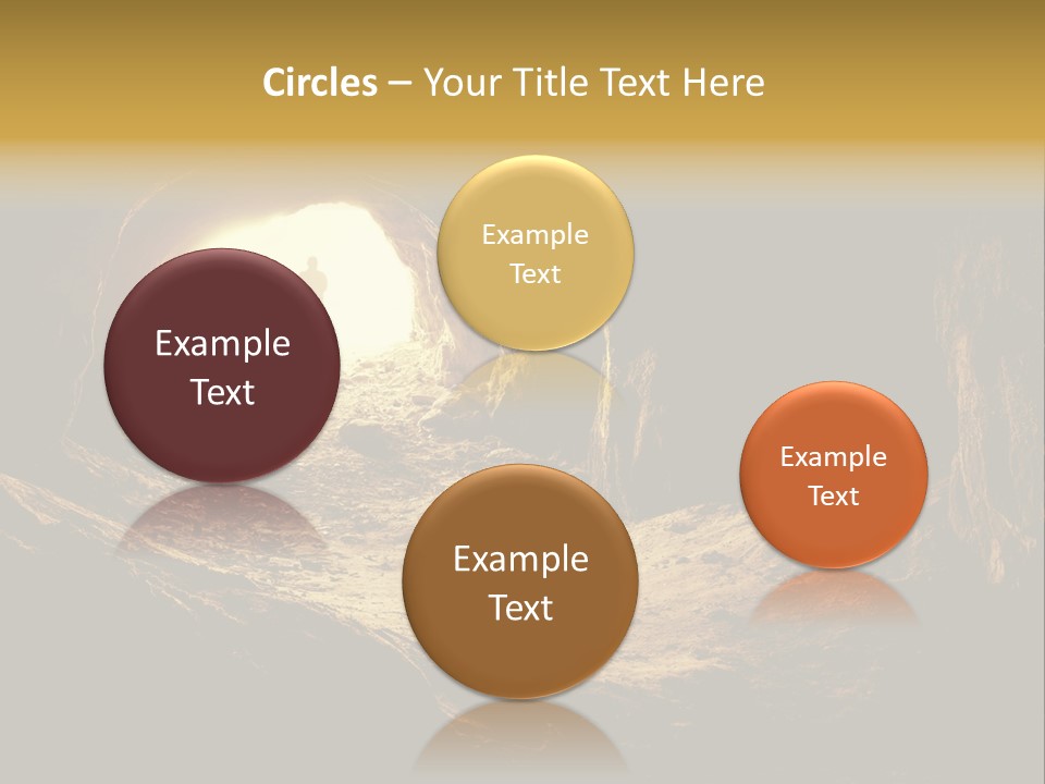 Person Autumn Serenity PowerPoint Template