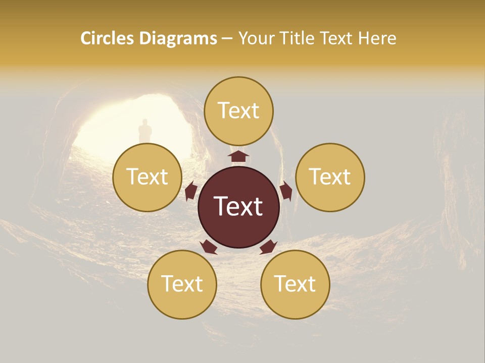 Person Autumn Serenity PowerPoint Template