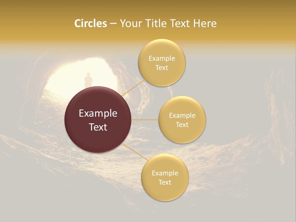 Person Autumn Serenity PowerPoint Template