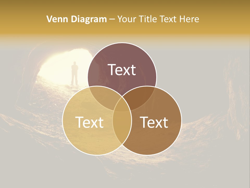 Person Autumn Serenity PowerPoint Template