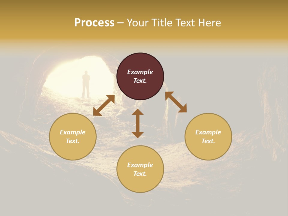 Person Autumn Serenity PowerPoint Template