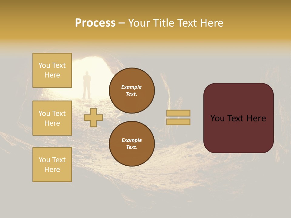 Person Autumn Serenity PowerPoint Template