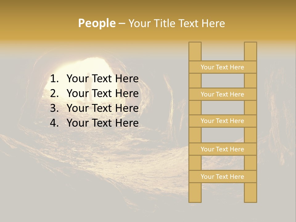 Person Autumn Serenity PowerPoint Template