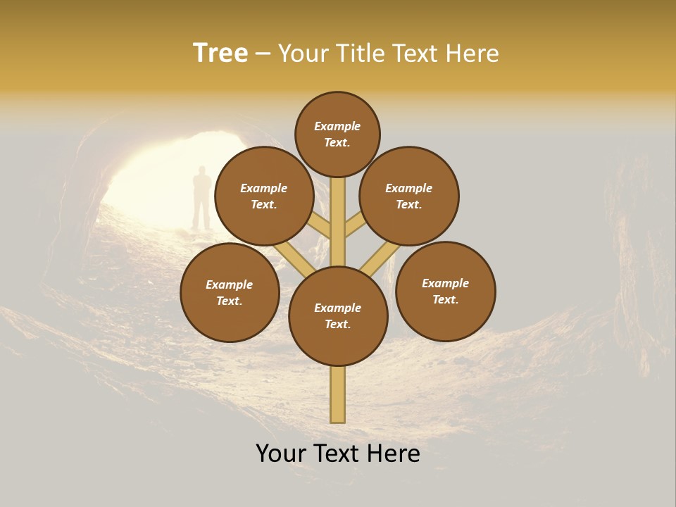 Person Autumn Serenity PowerPoint Template