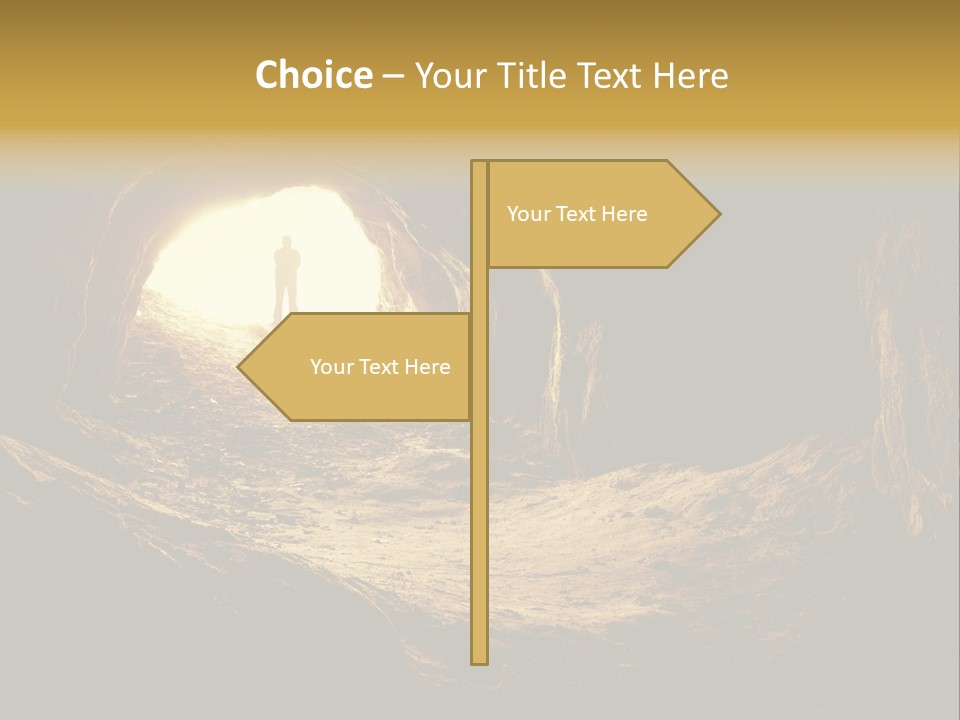 Person Autumn Serenity PowerPoint Template