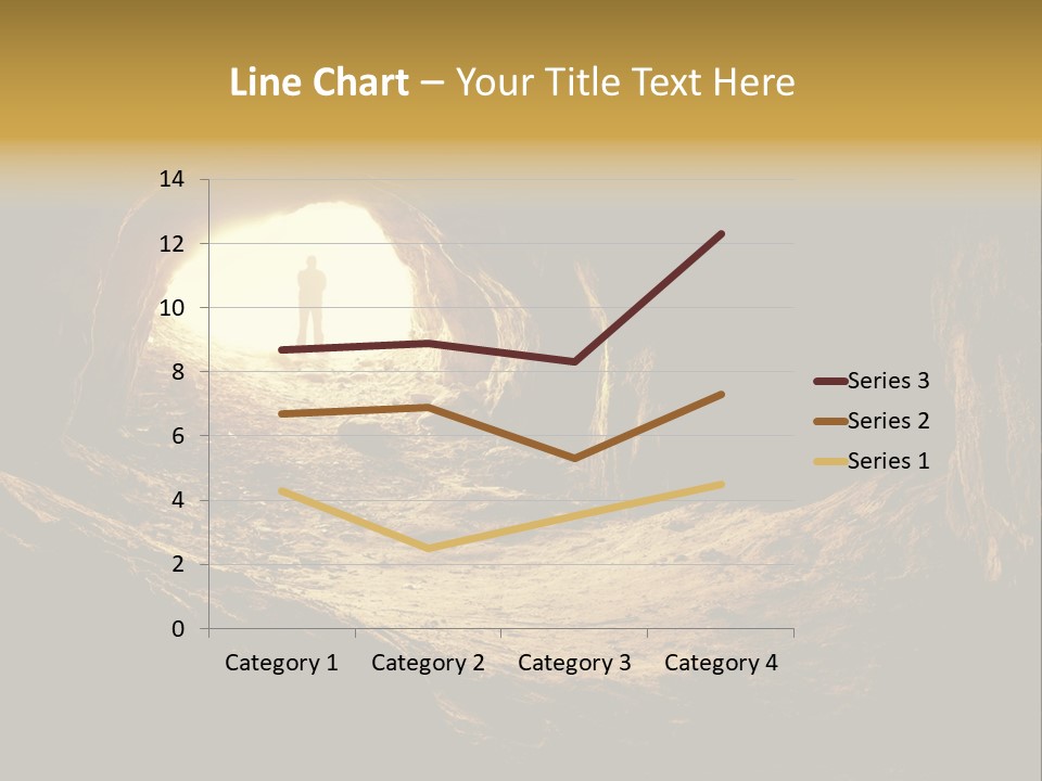 Person Autumn Serenity PowerPoint Template