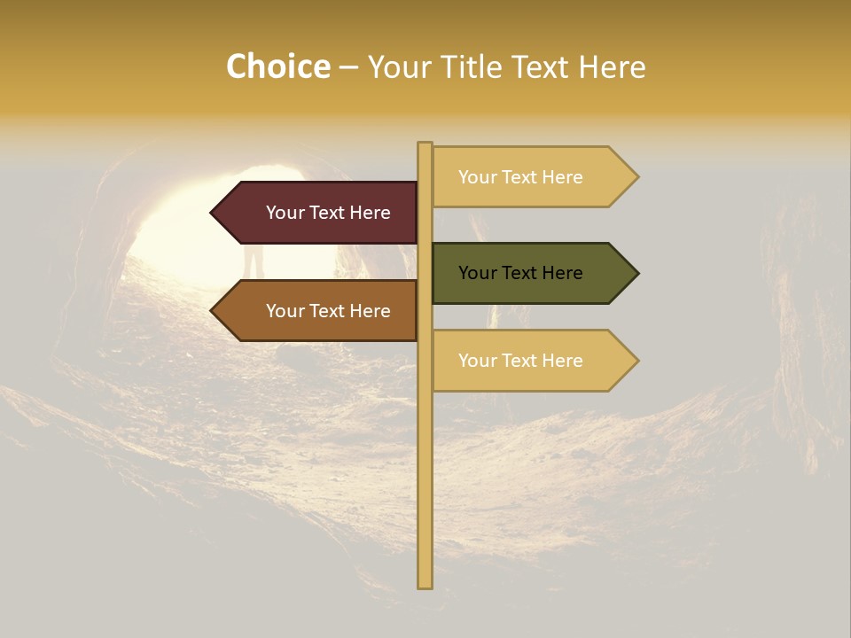 Person Autumn Serenity PowerPoint Template