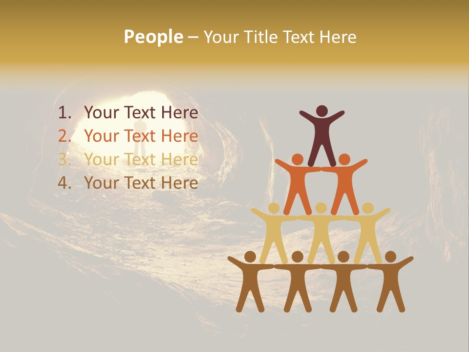 Person Autumn Serenity PowerPoint Template