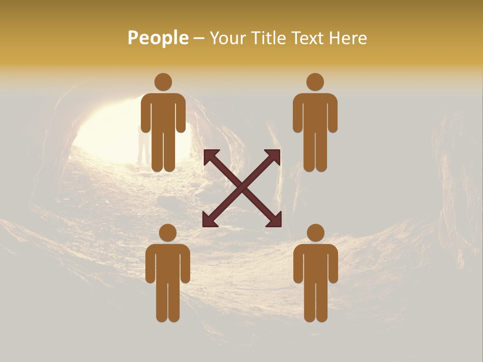 Person Autumn Serenity PowerPoint Template