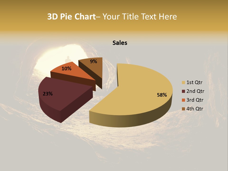 Person Autumn Serenity PowerPoint Template