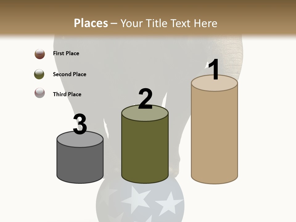 Humor Blue Metaphor PowerPoint Template