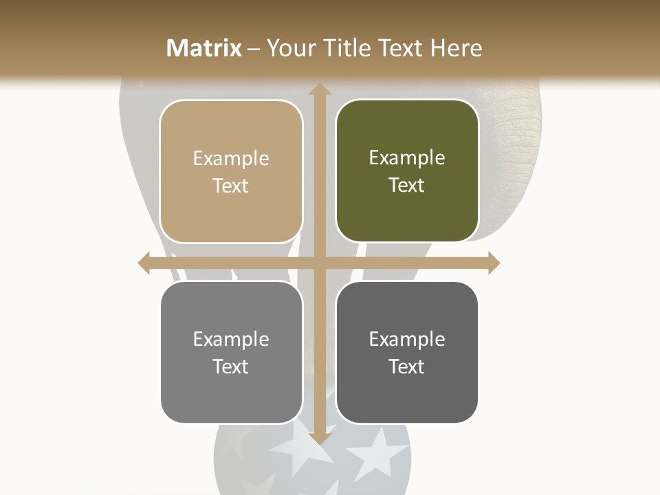 Humor Blue Metaphor PowerPoint Template