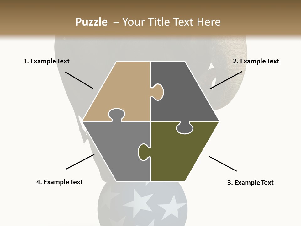 Humor Blue Metaphor PowerPoint Template