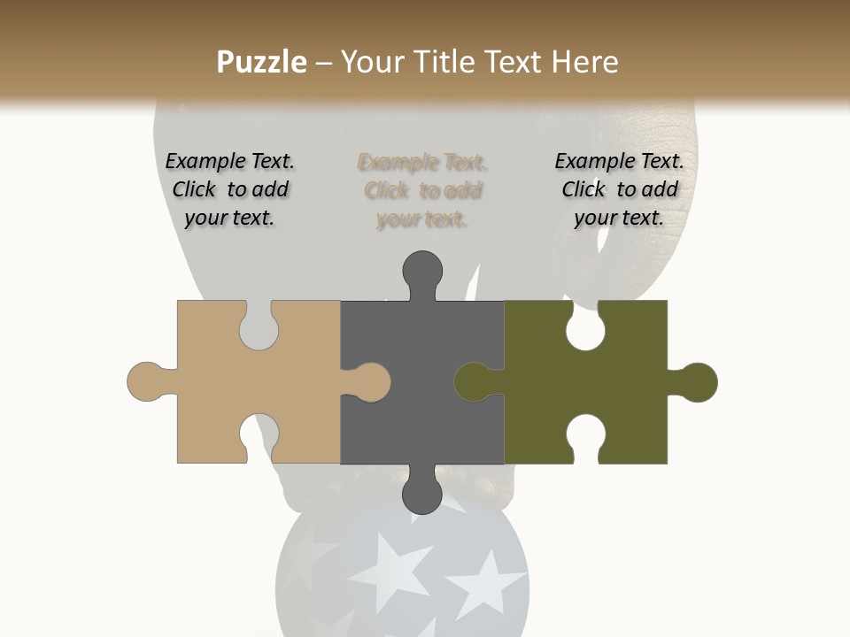 Humor Blue Metaphor PowerPoint Template