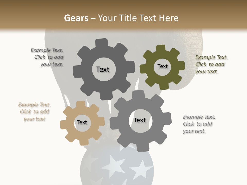 Humor Blue Metaphor PowerPoint Template