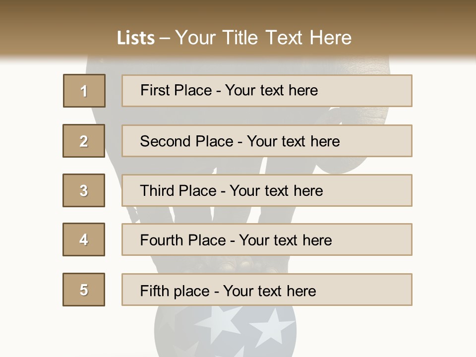 Humor Blue Metaphor PowerPoint Template