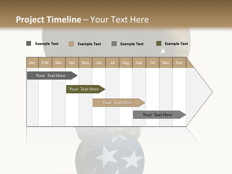 Humor Blue Metaphor PowerPoint Template