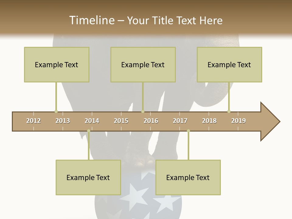 Humor Blue Metaphor PowerPoint Template