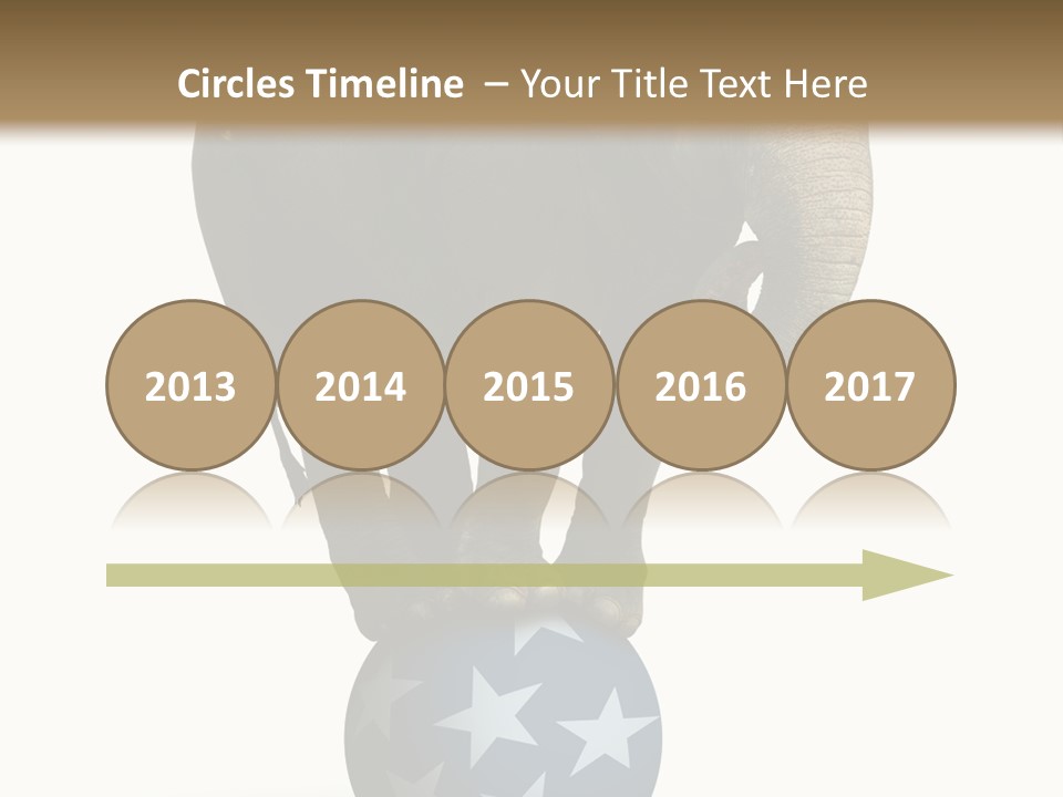 Humor Blue Metaphor PowerPoint Template