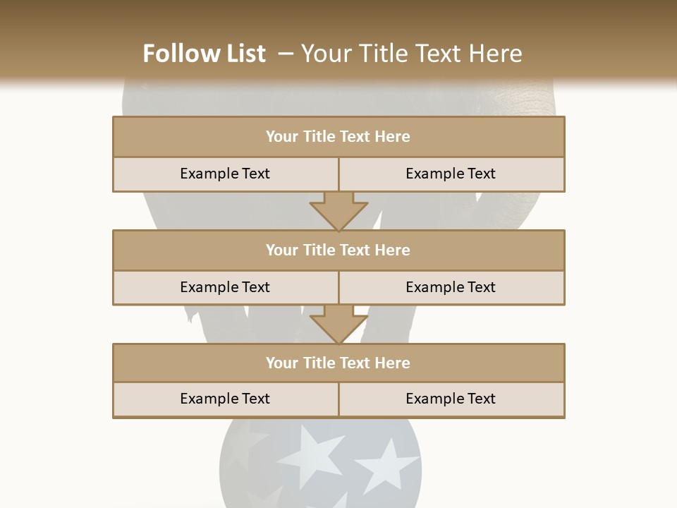 Humor Blue Metaphor PowerPoint Template