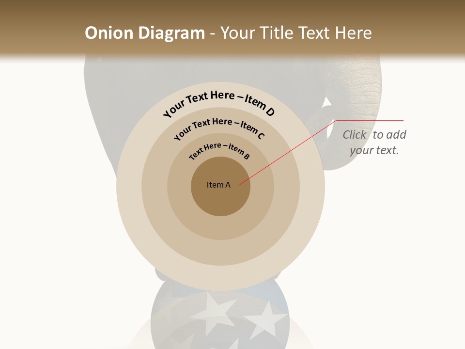 Humor Blue Metaphor PowerPoint Template