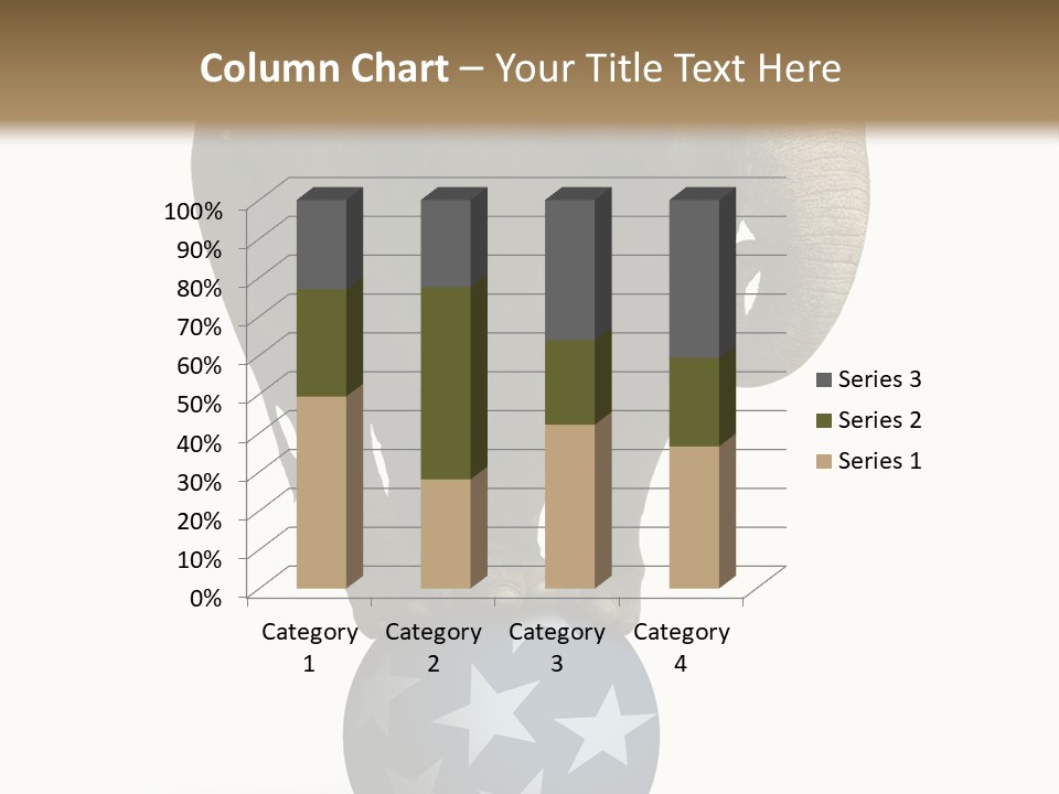Humor Blue Metaphor PowerPoint Template