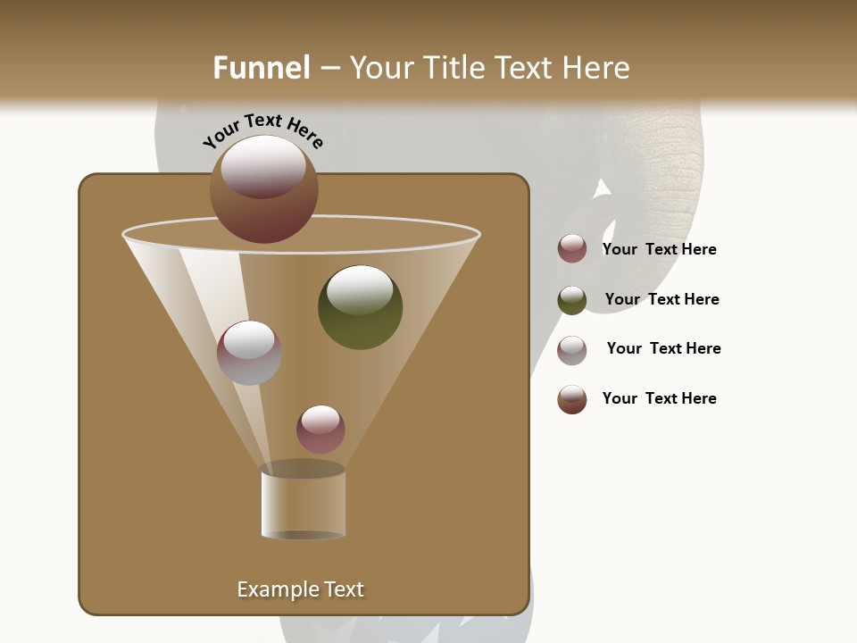 Humor Blue Metaphor PowerPoint Template
