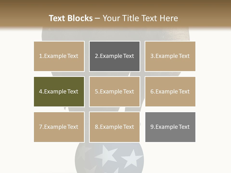 Humor Blue Metaphor PowerPoint Template