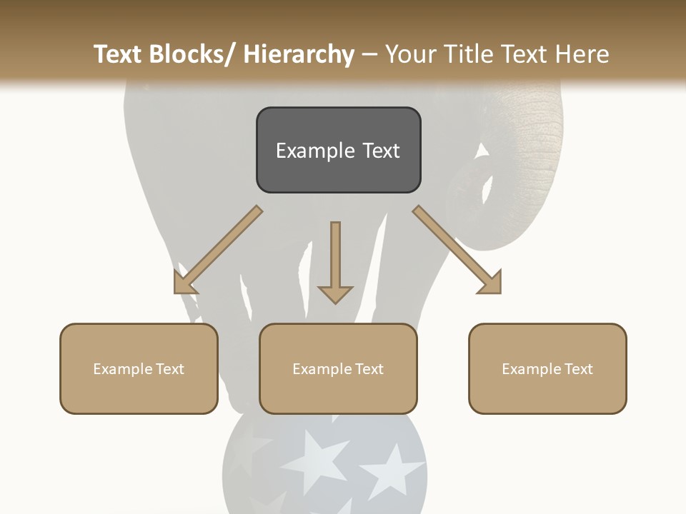 Humor Blue Metaphor PowerPoint Template