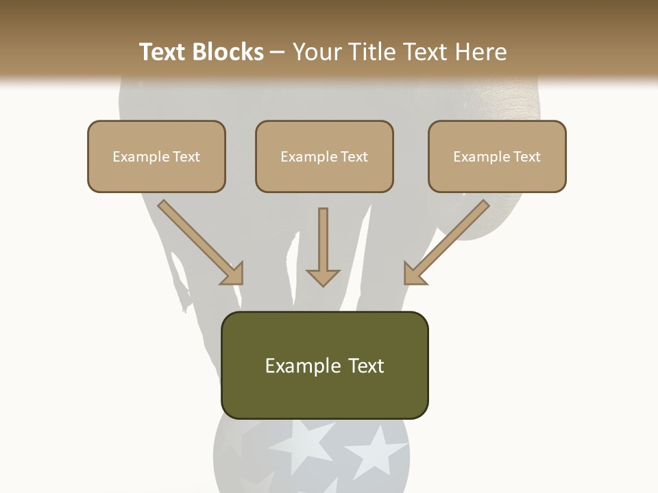 Humor Blue Metaphor PowerPoint Template