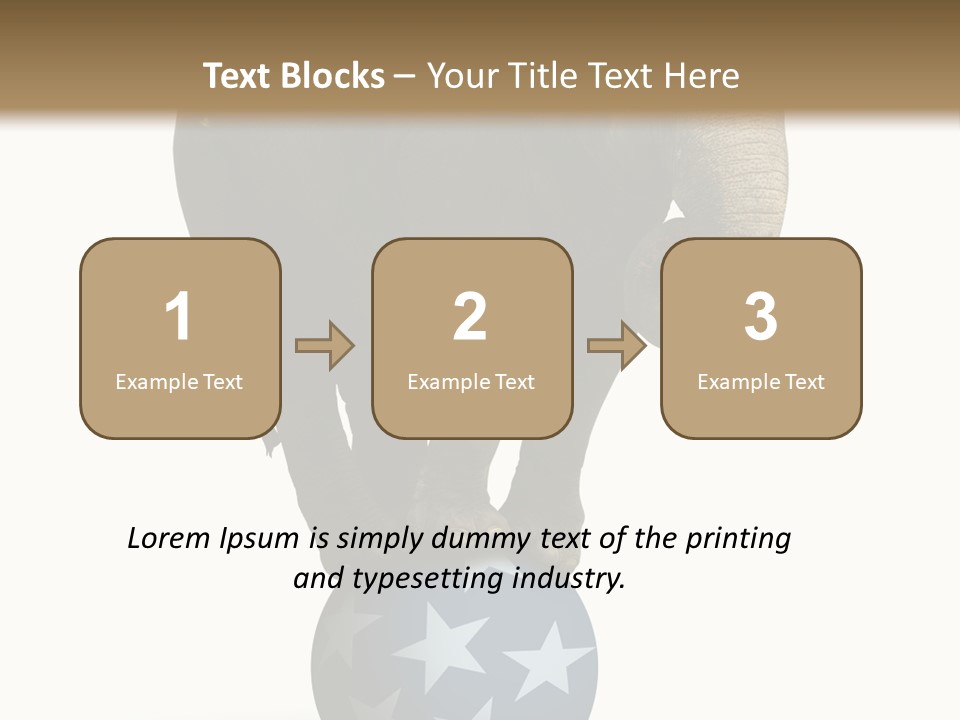 Humor Blue Metaphor PowerPoint Template