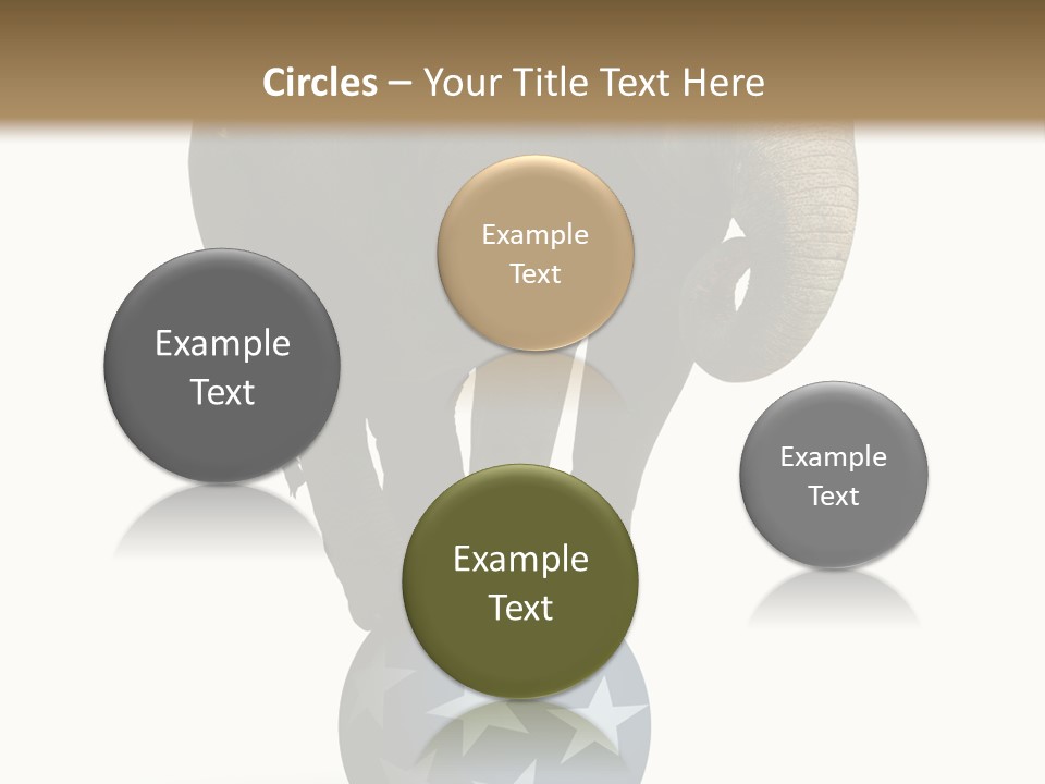 Humor Blue Metaphor PowerPoint Template