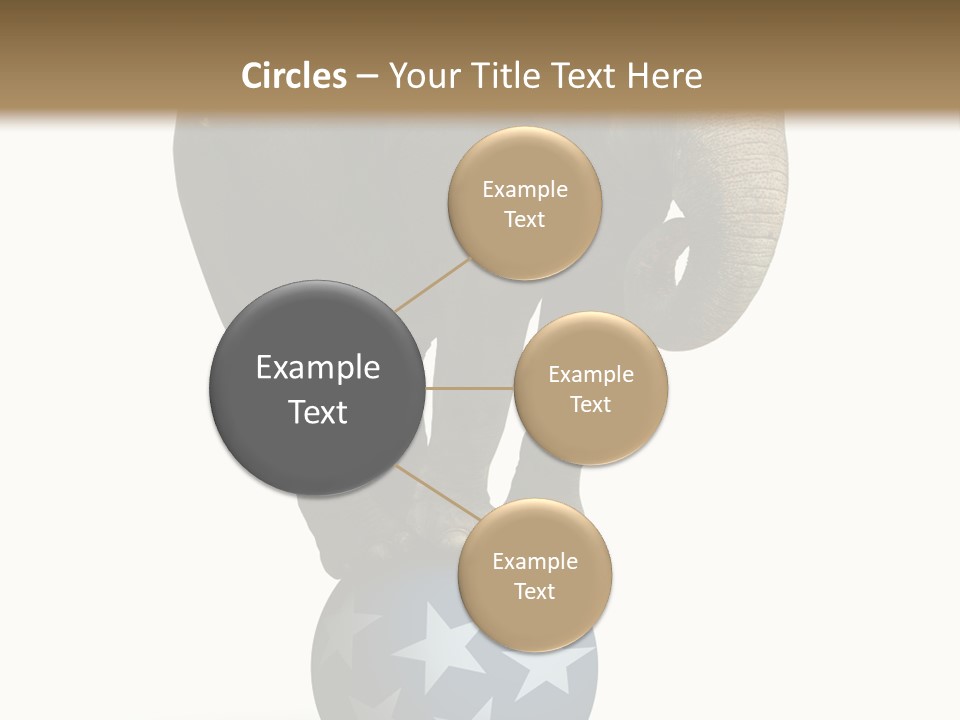 Humor Blue Metaphor PowerPoint Template