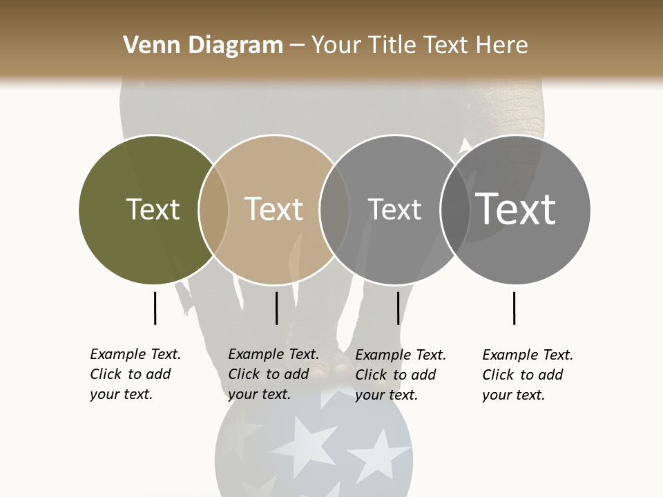 Humor Blue Metaphor PowerPoint Template