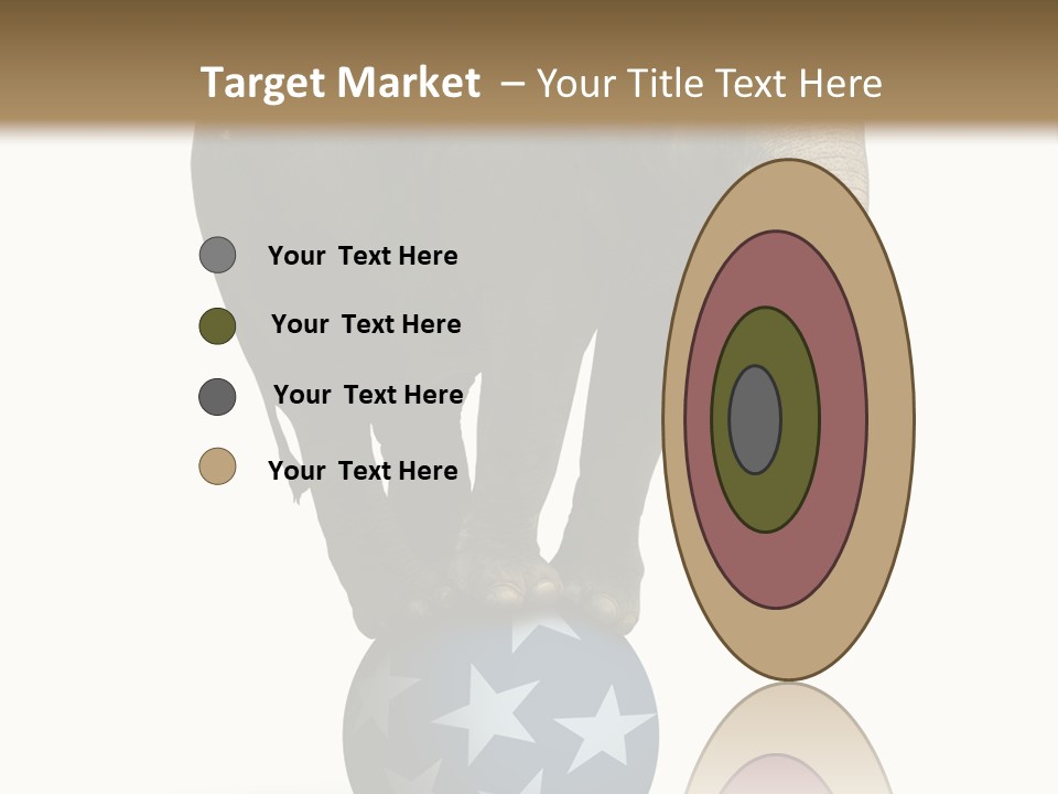 Humor Blue Metaphor PowerPoint Template