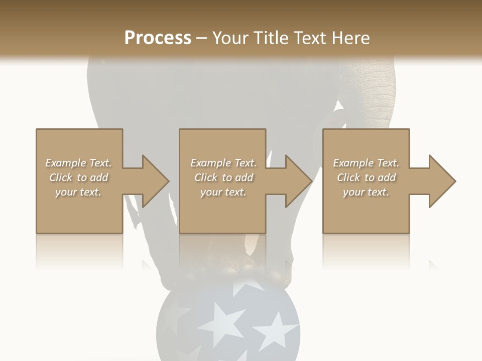 Humor Blue Metaphor PowerPoint Template