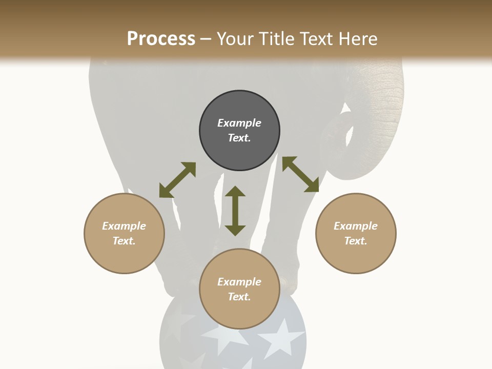 Humor Blue Metaphor PowerPoint Template