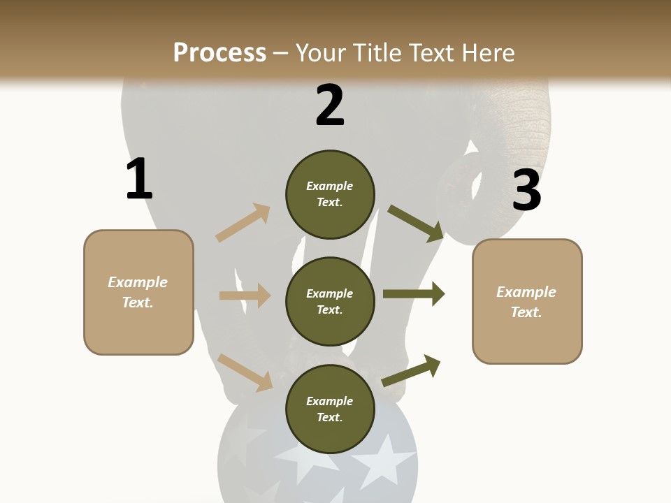 Humor Blue Metaphor PowerPoint Template
