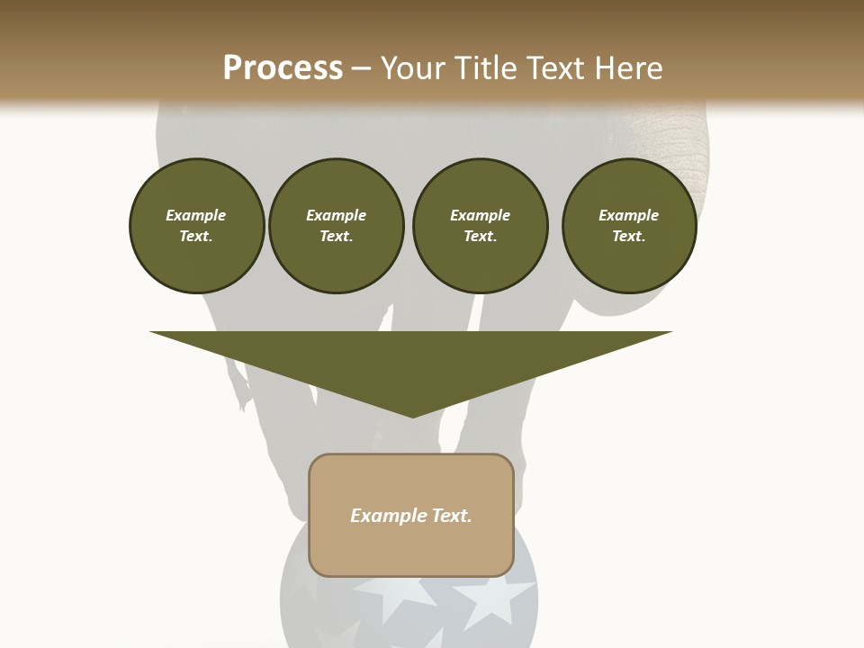 Humor Blue Metaphor PowerPoint Template