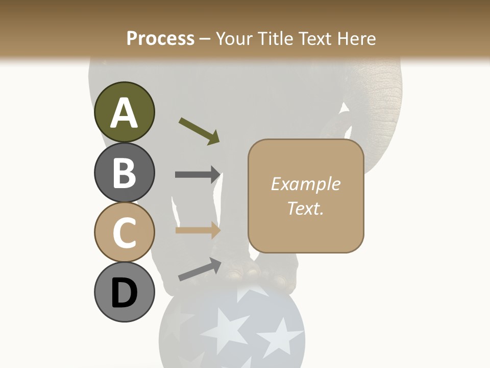 Humor Blue Metaphor PowerPoint Template