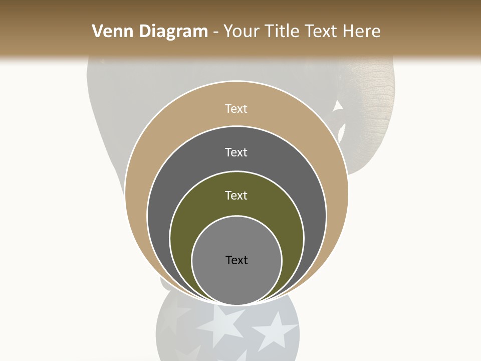 Humor Blue Metaphor PowerPoint Template