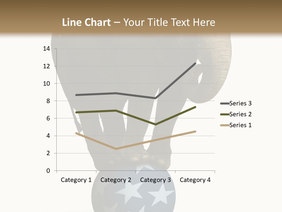 Humor Blue Metaphor PowerPoint Template