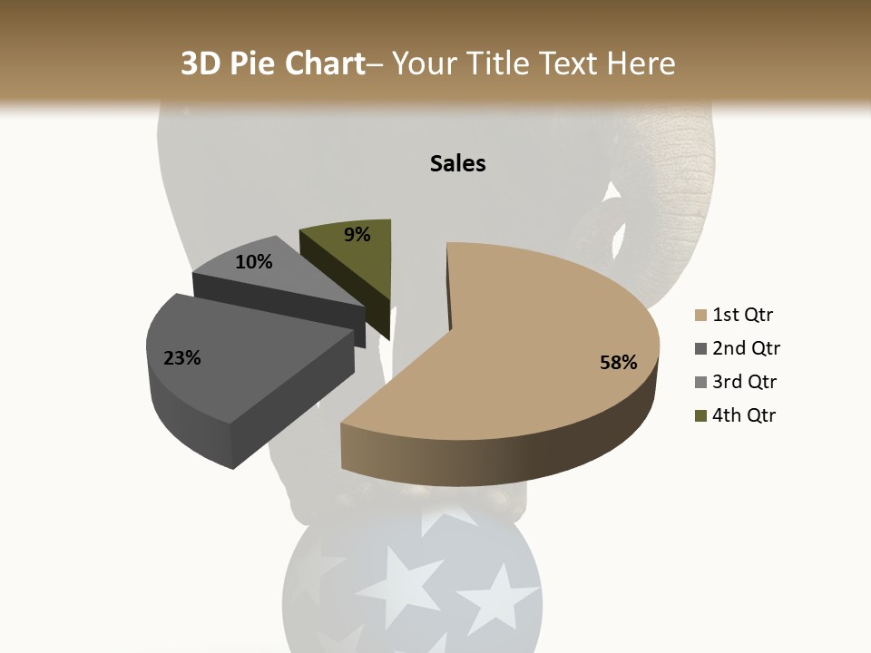 Humor Blue Metaphor PowerPoint Template