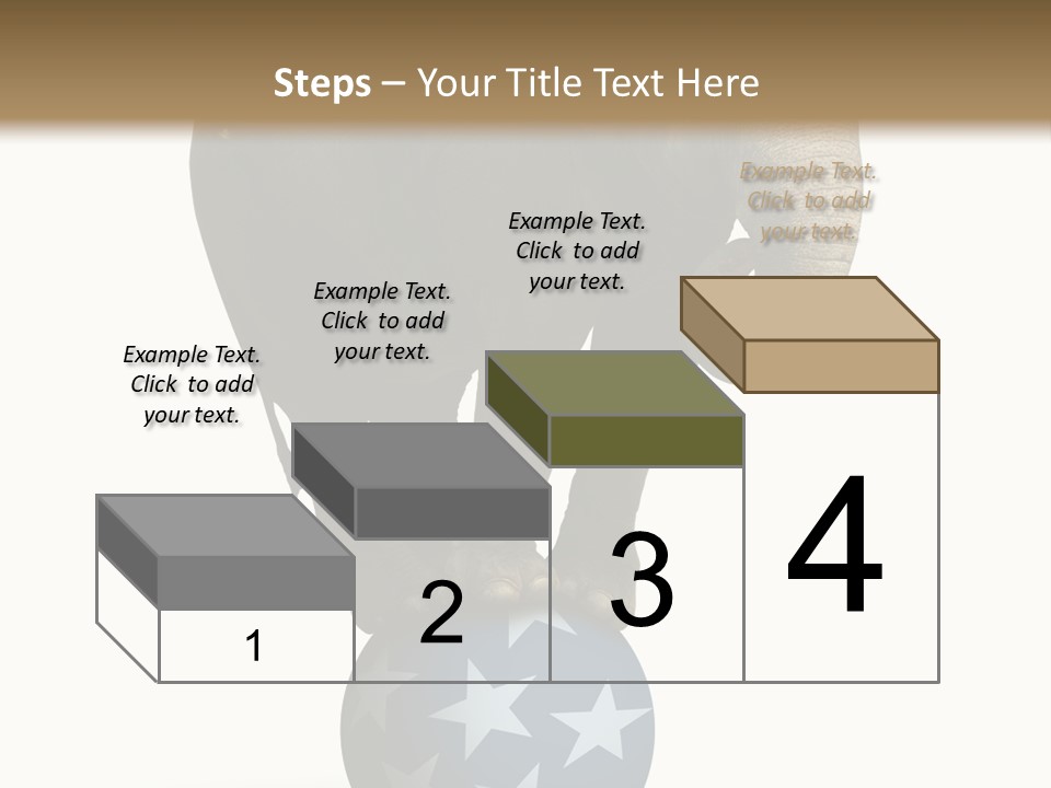 Humor Blue Metaphor PowerPoint Template