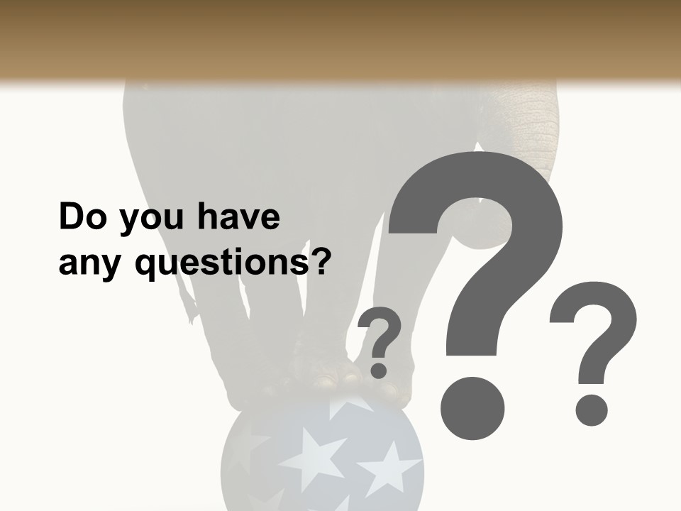 Humor Blue Metaphor PowerPoint Template