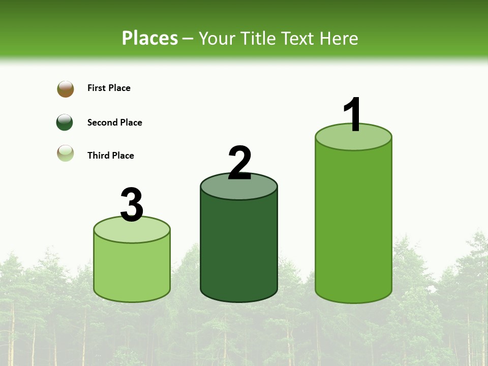 Tree Wood Sunny PowerPoint Template