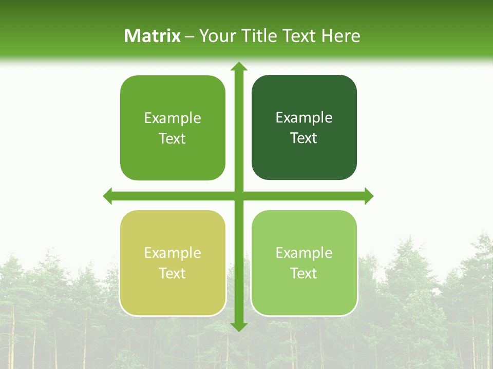 Tree Wood Sunny PowerPoint Template