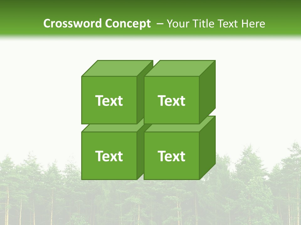 Tree Wood Sunny PowerPoint Template