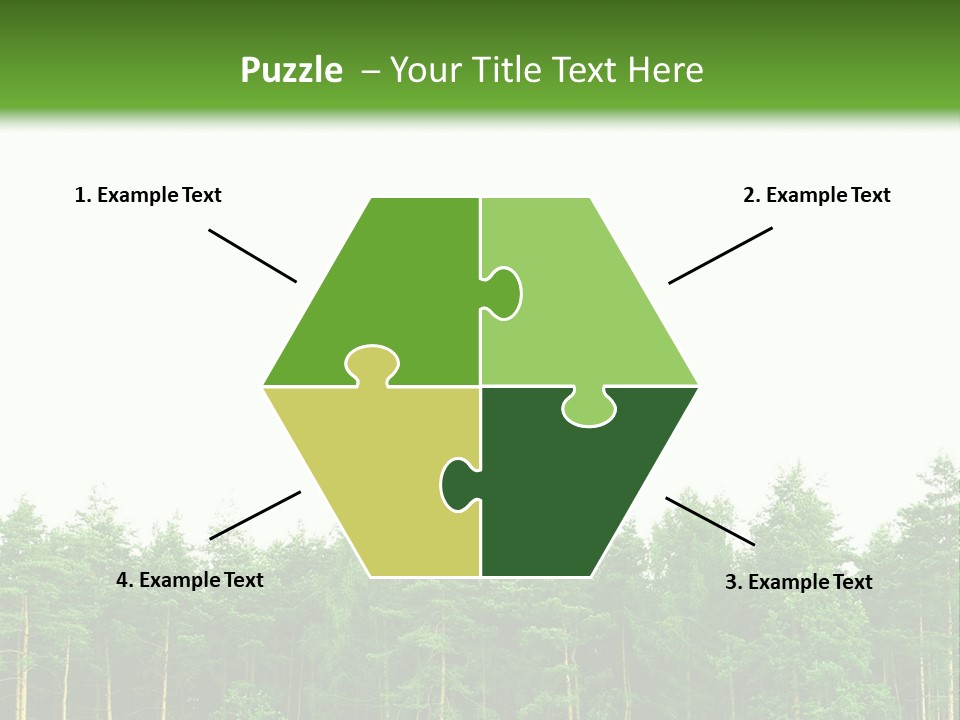 Tree Wood Sunny PowerPoint Template